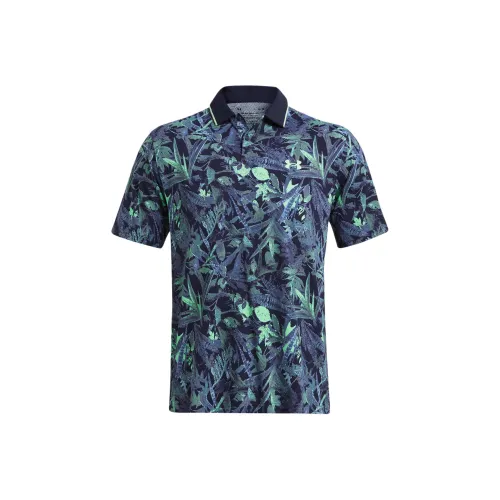 Under Armour UA Iso CHILL Edge Поло Мужское Морской Синий