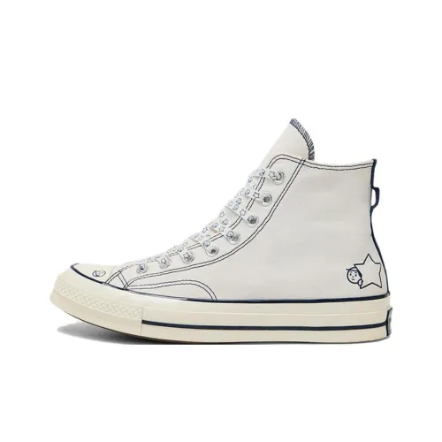 Converse Chuck Taylor Износостойкие Высокие Кеды Унисекс Белые