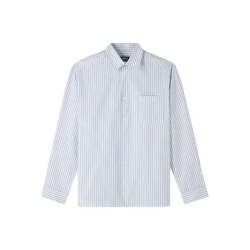 A.P.C. Joint Paragraph Белая Мужская Рубашка