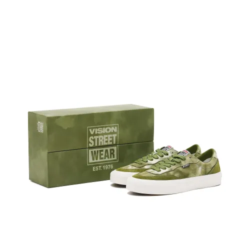 Vision Street Wear Flat Top Скейтборд Кроссовки Низкие Top Лесной Зеленый Унисекс