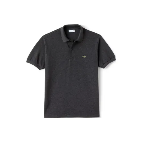 Поло Мужское LACOSTE Collaboration Черное Серое