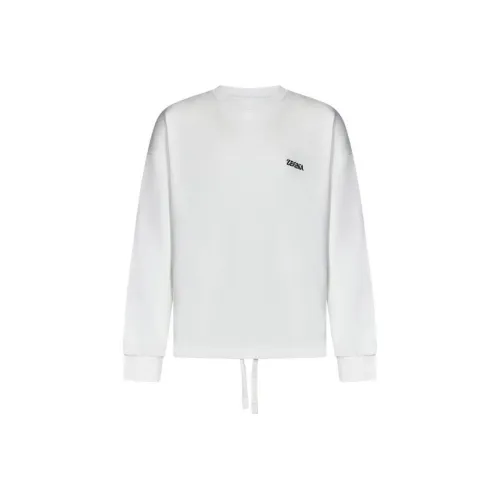 Ermenegildo Zegna Белый Мужской Свитшот
