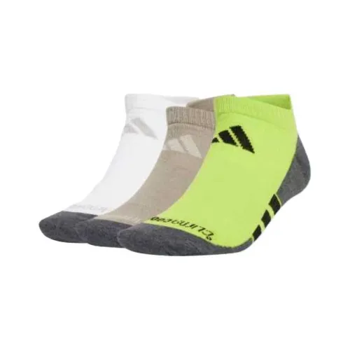 Adidas Climacool 3 Pack Светлый Кунжут Тауповый/Импульс Оранжевый/Зеленый/Белый Унисекс Носки