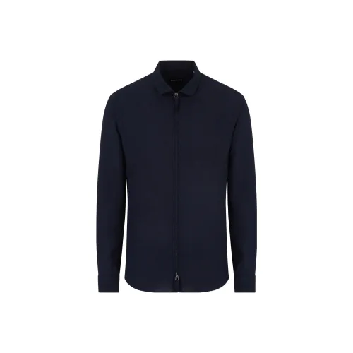 GIORGIO ARMANI Night Blue Мужские Рубашки