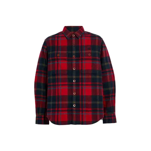 COACH Red Men's Shirts COACH Красные Мужские Рубашки