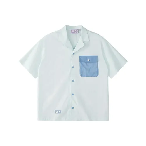 FILA FUSION X Pigalle Рубашка Унисекс Ветер Парус Зеленый