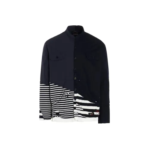 GREG LAUREN Мужские черные рубашки