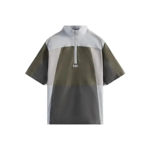 KITH Collaboration Весенняя Летняя Рубашка Унисекс Зеленая