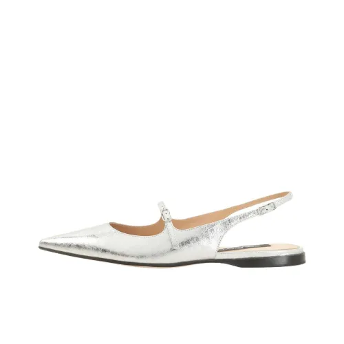 SERGIO ROSSI Godiva Повседневная обувь Женская Серебряная