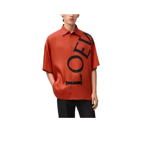LOEWE Совместное издание Апельсин Мужские Рубашки
