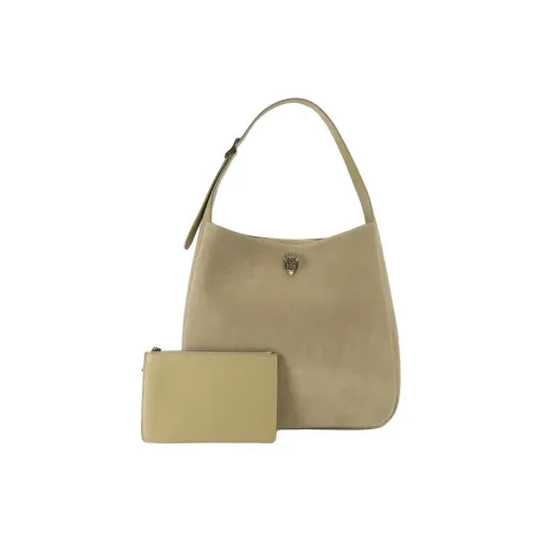 Kurt Geiger London Замша Сумка на плечо Большая Женская Светло-зеленая