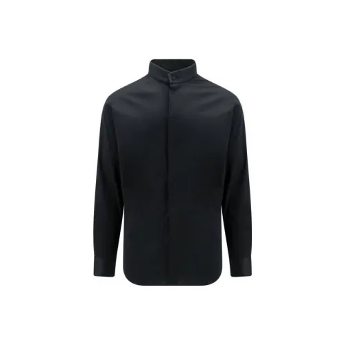 GIORGIO ARMANI Мужские черные рубашки