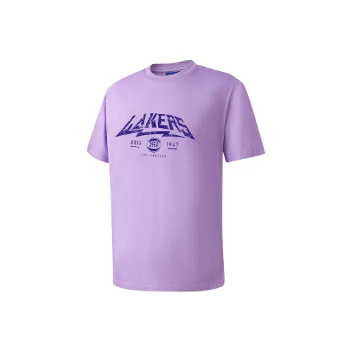 NBA Los Angeles Lakers SU25 T-Shirt Унисекс Фиолетовый