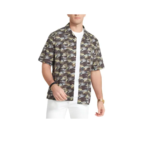 Raidy Boer Рубашка Мужская Зеленая Узор