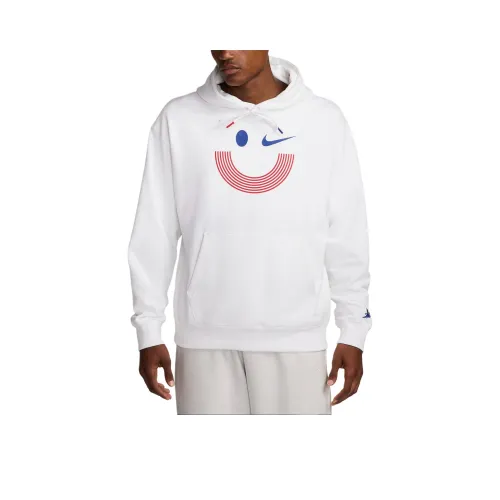 Nike x SOLO Swoosh Толстовка Мужской Белый Old Королевский