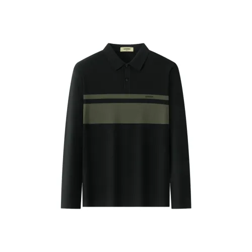 EDENBO Мужская черная поло