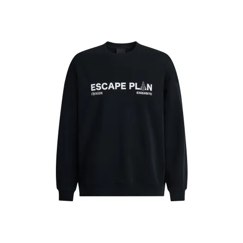 CHINISM x Изящный Толстовка Унисекс Черный