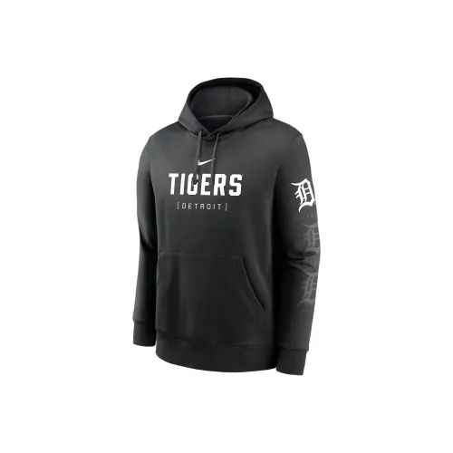 Nike Detroit Tigers Nike X MLB Коллаборация Модный Клуб Толстовка Мужской Черный