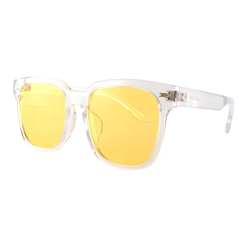 MUZU TR Памятный пластик Квадратные Солнцезащитные очки Унисекс