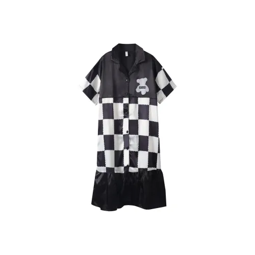 XUANZHITING Ночная сорочка Женская Черная