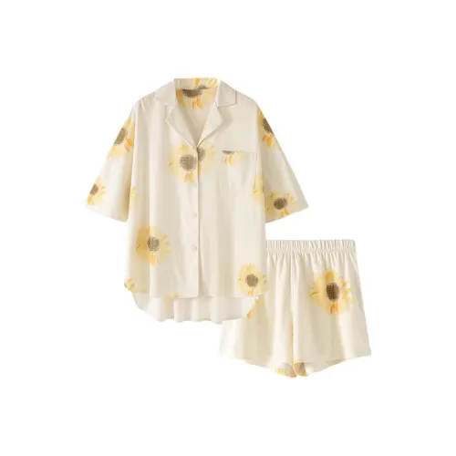 ZAO FU NIAO Пижамный комплект Женские Подсолнух