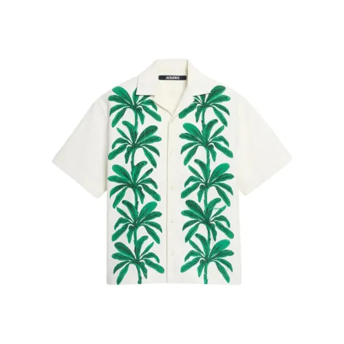 Jacquemus Бежевые Мужские Рубашки