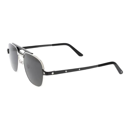 Cartier Metal Aviator Солнцезащитные очки Мужские Черные