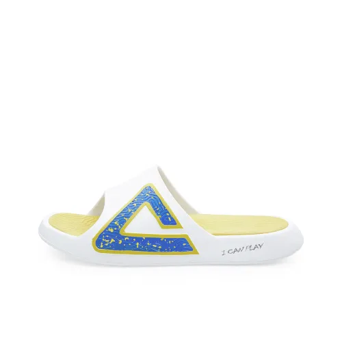 PEAK Tai Ji1,0 Тихий противоскользящие слипоны унисекс желто-синие несовпадающие