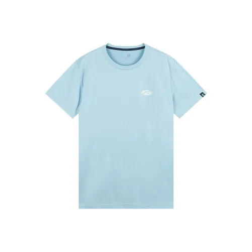 QIAODAN T-Shirt Унисекс Serene Aqua Blue
