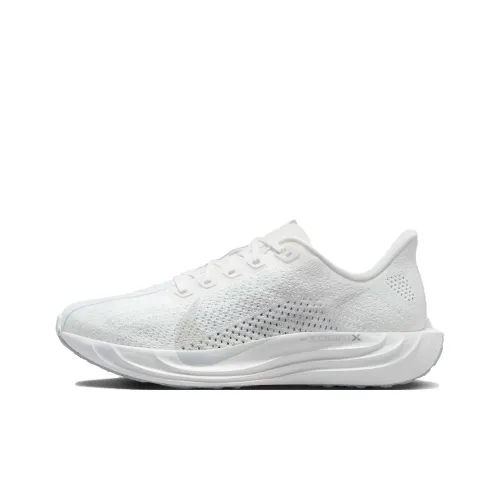 nike Pegasus Plus Slip Resistant Abrasion Resistant Низкий Топ Повседневные Беговые кроссовки Женские Белые