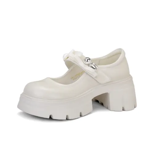 JESSICA SOPHIA Грубый каблук Туфли Мэри Джейн Женские