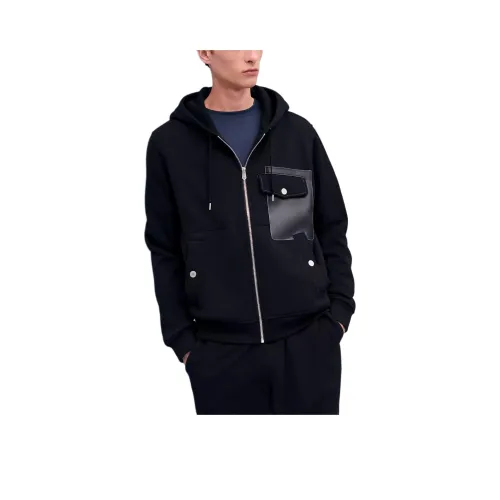 HERMES Черные Мужские Свитшоты