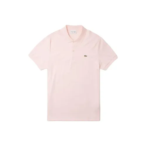 LACOSTE Поло Мужское Светло-Розовое