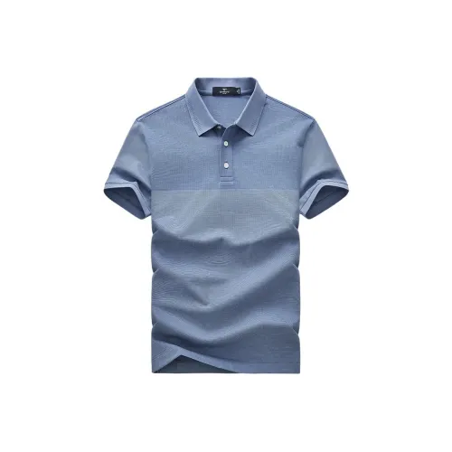 SEPTWOLVES Поло Мужское Светло-Синий