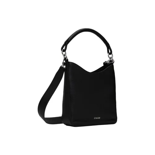 Staud Кожа Одно Плечо Сумка Стандартная Женская Черная