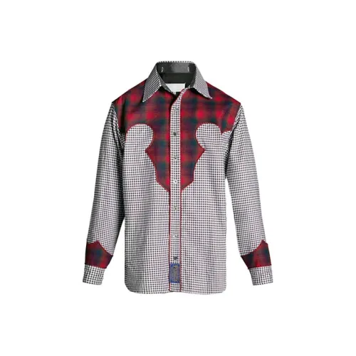 Maison Margiela x PENDLETON Рубашка Унисекс Коричнево-красный