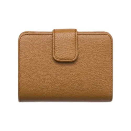 PRADA Vitello Dino Кошелек из коровьей кожи Унисекс CAMEL
