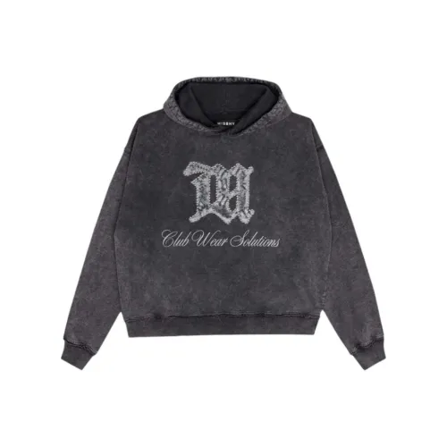 Misbhv Толстовка Мужская Выстиранная Черная