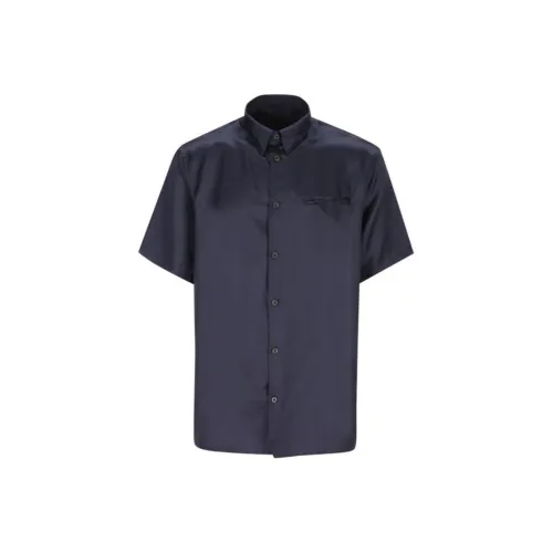 PRADA Мужские Синие Рубашки