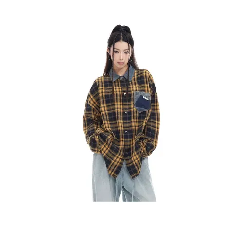 Pirkadat Желтая Унисекс Рубашка