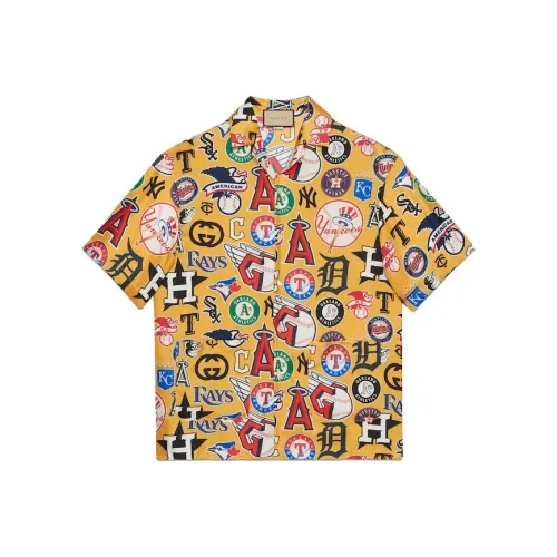 GUCCI Желтые Мужские Рубашки