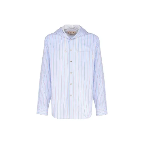 MARNI Небесно-голубой Мужские Рубашки