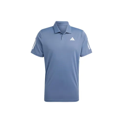 Adidas Club 3 Stripes Polo Polo Мужской Синий