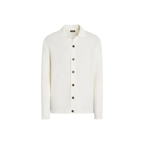 Ermenegildo Zegna Белые Мужские Рубашки
