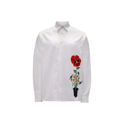 JW Anderson FW24 Рубашка Мужская Белая