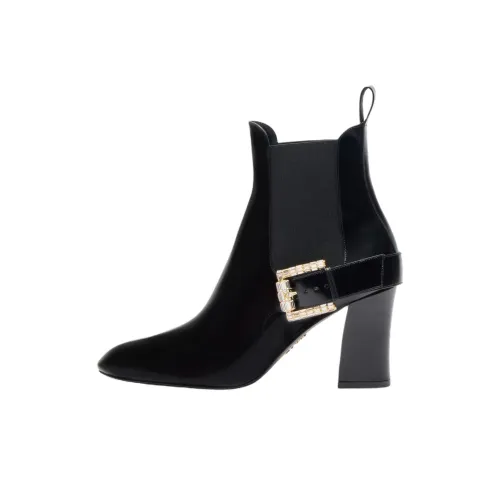 RENE CAOVILLA Martha Короткий Челси 8 см Женские Черный