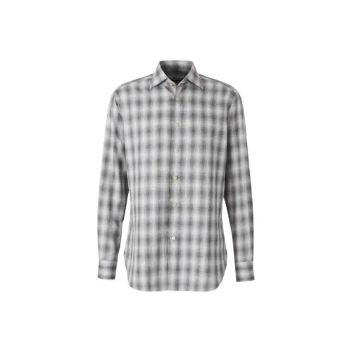 KITON Мужские черные рубашки