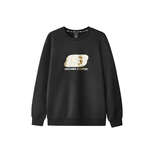Свитшот Skechers Sports Life Collection Унисекс Угольно-черный