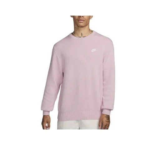 nike Мужской Круглый вырез JUMPER Толстовка Мужской Розовый