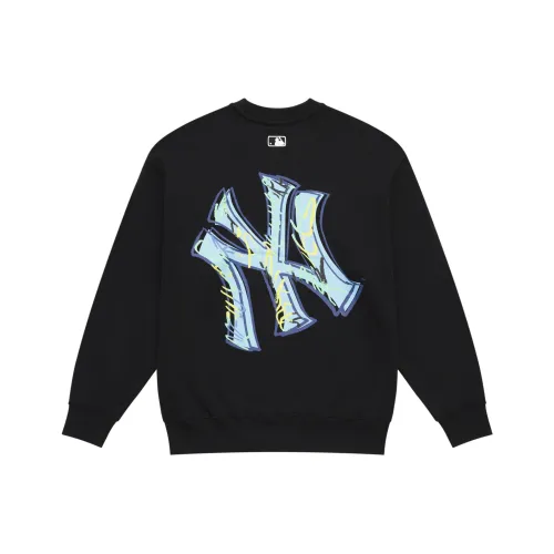 MLB New York Yankees Basic Collection 24FW Толстовка Унисекс Черный